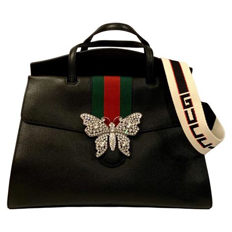 gucci purse with butterfly|gucci canvas crossbody bag.